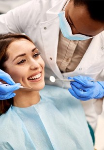 a patient getting dental care near South Plainfield