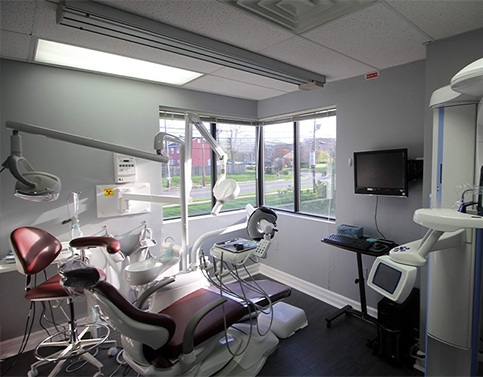 Dental exam room