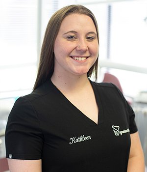 Dental assistant Kathleen